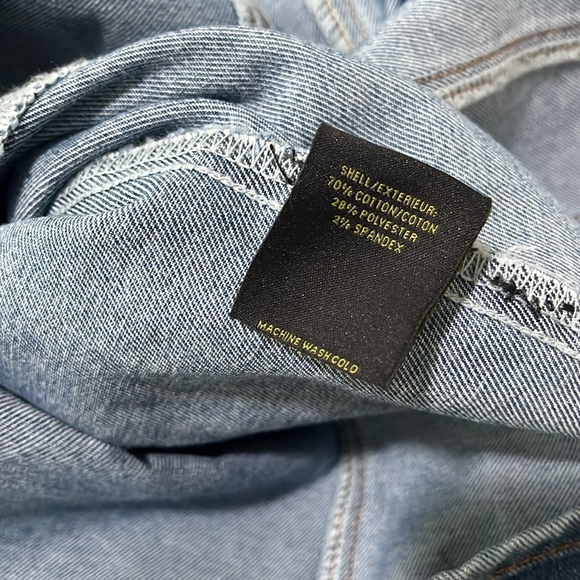 House of Harlow 1960 NWT Long Sleeve Denim Button Up Mini Dress - Picture 6 of 6